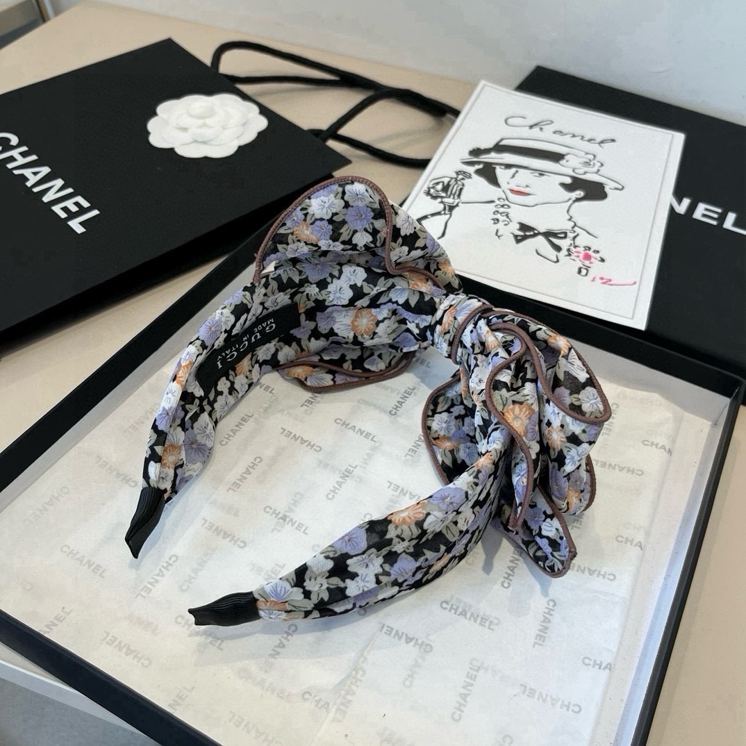 NO:368783,Gucci new style bow floral hairband hairpins, hairpins, gucci, hairpins19860909Gucci古奇新款蝴蝶结碎花发箍发夹,发夹,gucci,hairpins,accessory