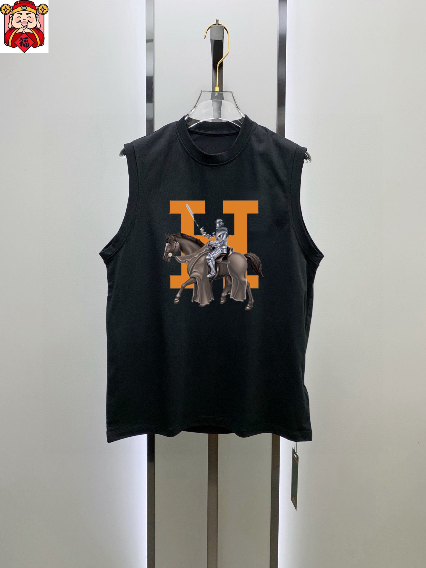Hermès 品牌【HERMES 爱马仕】2025夏季新品背心T袖 简约款式 任何人都可以轻松驾驶 进口定制丝光棉面料 手软舒适有型 吸汗透气