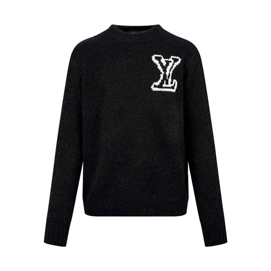 NO:461804,.LOUIS VUITTON Contrast logo knit sweater Customized modern wool blended with elegant texture Soft touch Comfortable skin-touched with classic black tones Deep and mysterious and powerful Front frame is decorated with a contrasting LV logo, the back frame is cleverly mirrored and marked Just right design Unique texture Decoration and dynamic blending Lazy and self-righteous In the best state of sweater, showing luxury and elegance Craft 1 Jacquard weaving A superb knitting technology Use multiple coils to weave on yarn at the same time By finely controlling the interweaving of coils Achieve fine weaving of LV logo and its mirrored logo Craft 2: Washing and softening process for laundry washing and deodorization through professional washing equipment and specific detergents Deep cleaning and deodorization treatment of clothing Improve the feel and appearance of clothing Auxiliary materials  Customized 1:1 LV trademark style fit fit size S M L XL exclusively available, louis vuitton,louis vuitton,sweaters,alexander wang19860909.LOUIS VUITTON 撞色标识针织衫 定制摩登绵羊毛混纺雅料 触感柔软 舒适贴肤 以经典黑为主色调 深邃神秘且充满力量 前幅饰以撞色标志性LV标识融入 后幅巧妙呈现镜像效果标识 恰到好处的设计 独具一格的纹理 精致与动感的调和 慵懒自恰 即穿毛衣最好的状态 尽显奢华与优雅 工艺1 提花织法 一种精湛的针织技术 使用多个线圈同时在纱线上进行编织 通过精细地控制线圈的交织 实现LV标识与其镜像标识的精细编织 工艺2: 成衣洗水加软去味工艺 通过专业的洗涤设备和特定的洗涤剂 对衣物进行深度清洁和去味处理 改善衣物的手感和外观 辅料 定制1:1 LV商标 版型 合身版型 尺码 S M L XL 独家专供,,louis vuitton,louis vuitton,sweaters,alexander wang,Men's clothing
