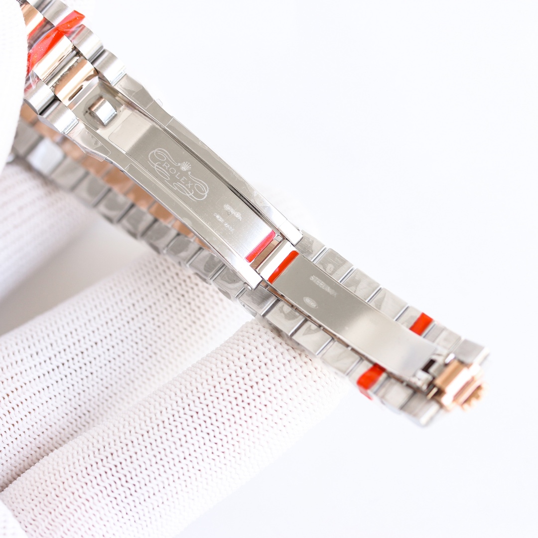 “Women’s White Diamond Rolex Watch with Swiss Movement and Colorful Design” - 图片 8