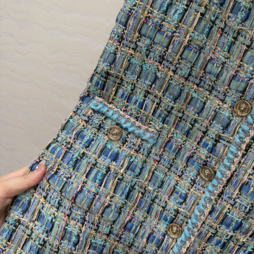 独家首发🍓高端原单品质coco25a最佳名媛风气质连衣裙外套两穿设计马甲。100%真丝提花里衬。高级定制