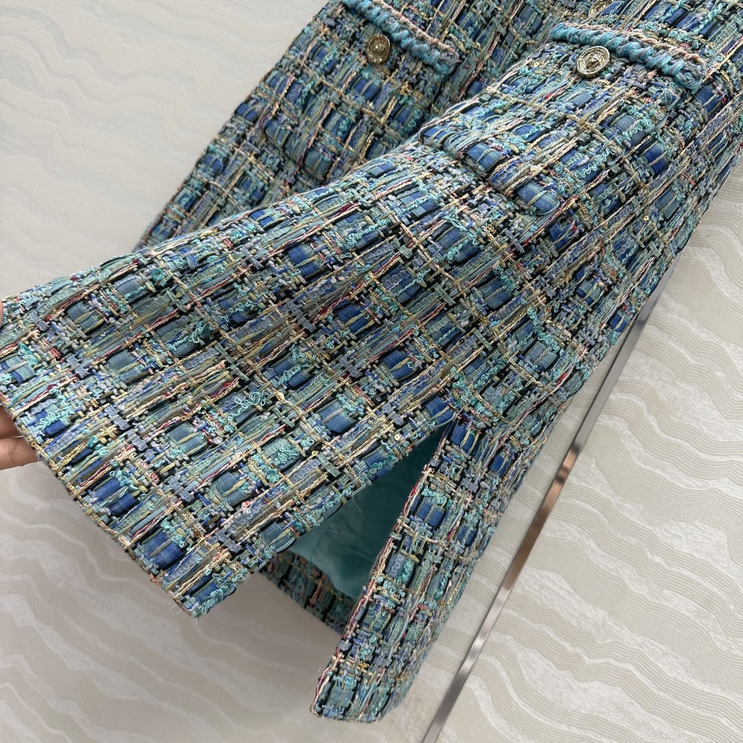 独家首发🍓高端原单品质coco25a最佳名媛风气质连衣裙外套两穿设计马甲。100%真丝提花里衬。高级定制