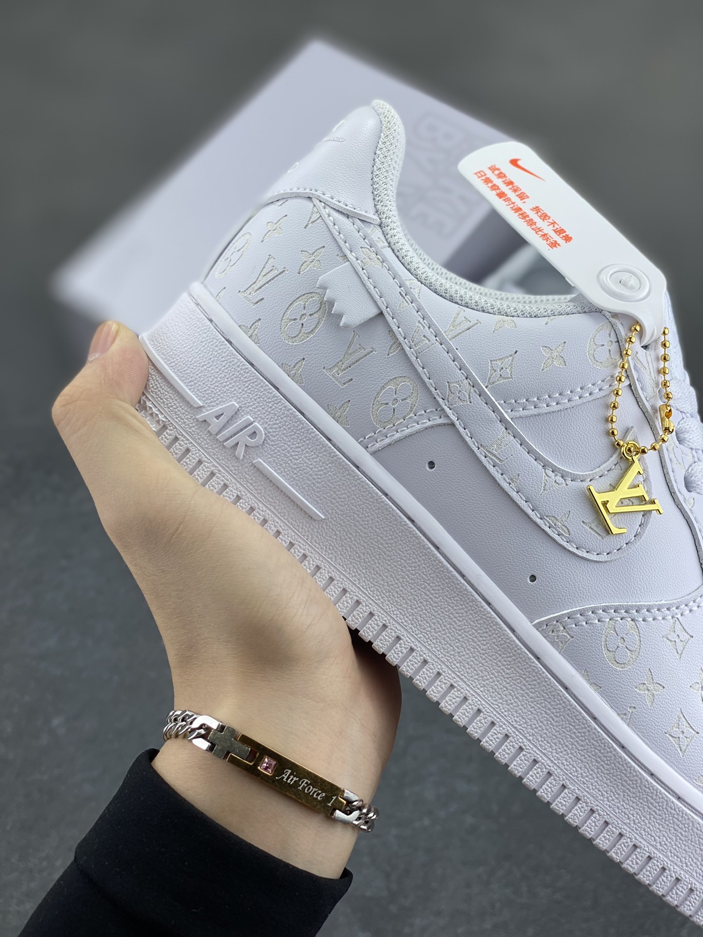 图片[6]-NK Air Force 1‘07 Low 定制款抽屉盒 空军一号低帮休闲板鞋 定制皮料 原楦原纸板 纯正版型 高清洁度 内置全掌气垫 货号：CW2288-111 尺码：36 36.5 37.5 38 38.5 39 40 40.5 41 42 42.5 43 44 44.5 45-选品中心