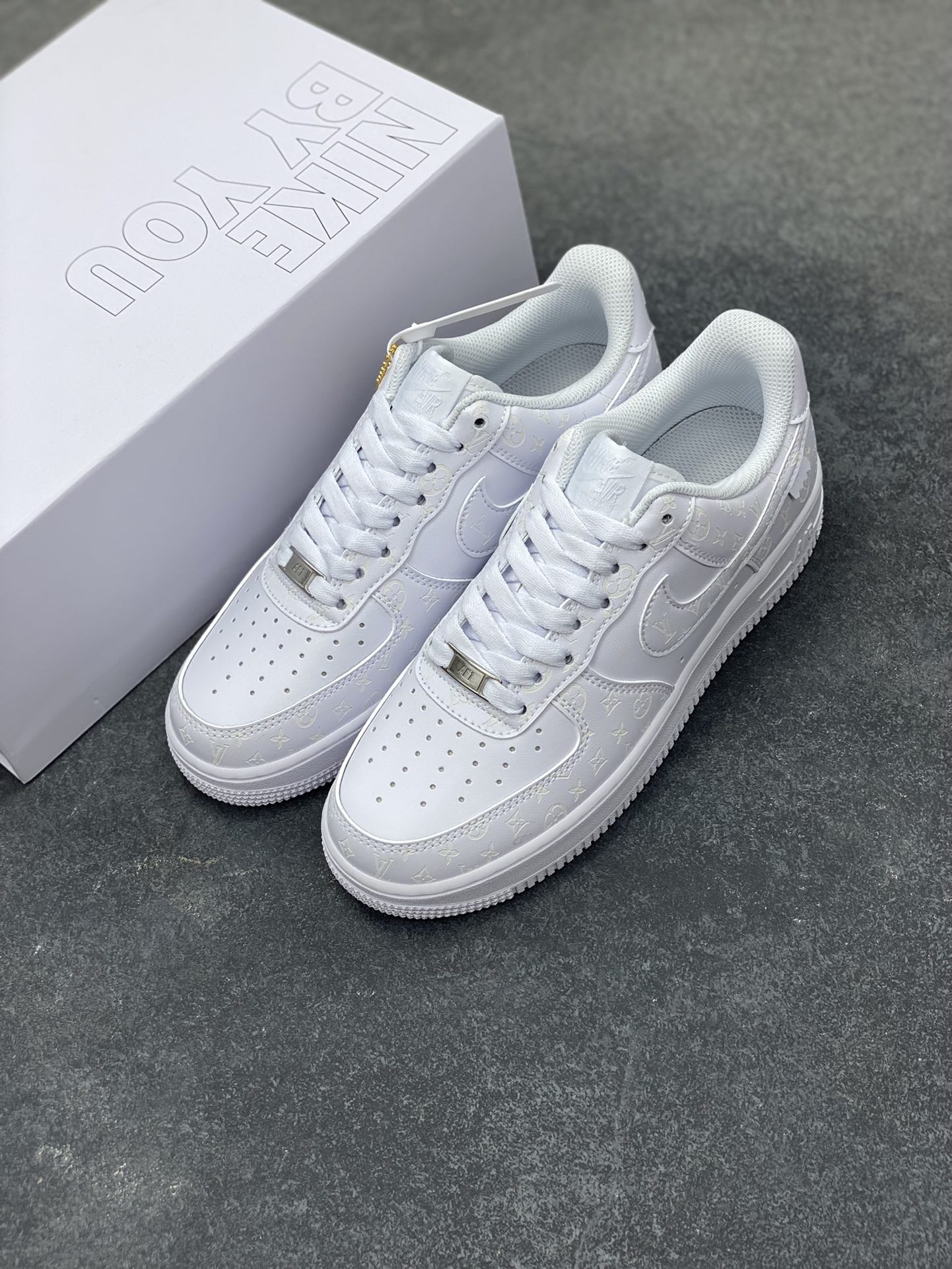 图片[8]-NK Air Force 1‘07 Low 定制款抽屉盒 空军一号低帮休闲板鞋 定制皮料 原楦原纸板 纯正版型 高清洁度 内置全掌气垫 货号：CW2288-111 尺码：36 36.5 37.5 38 38.5 39 40 40.5 41 42 42.5 43 44 44.5 45-选品中心