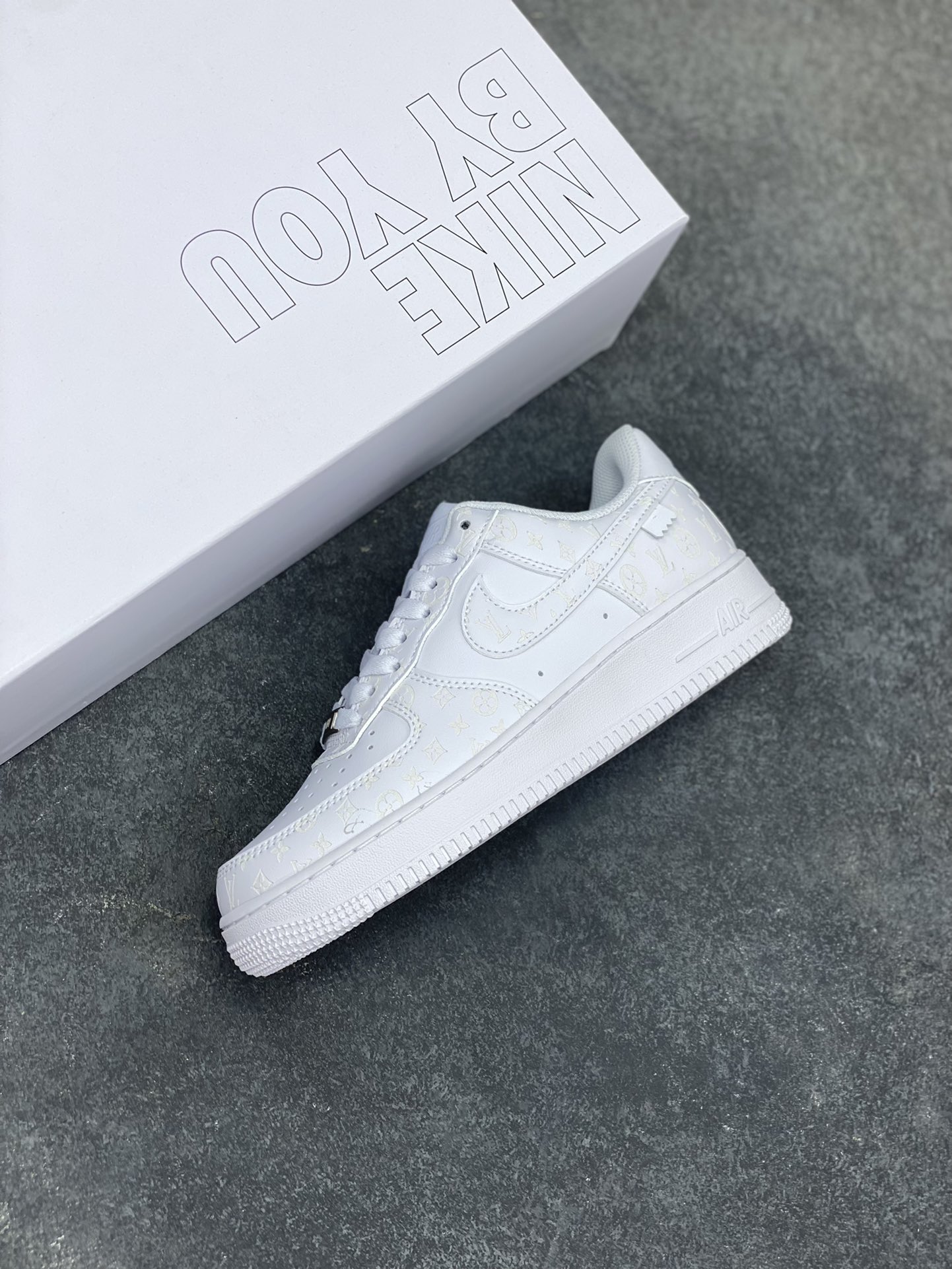 图片[7]-NK Air Force 1‘07 Low 定制款抽屉盒 空军一号低帮休闲板鞋 定制皮料 原楦原纸板 纯正版型 高清洁度 内置全掌气垫 货号：CW2288-111 尺码：36 36.5 37.5 38 38.5 39 40 40.5 41 42 42.5 43 44 44.5 45-选品中心