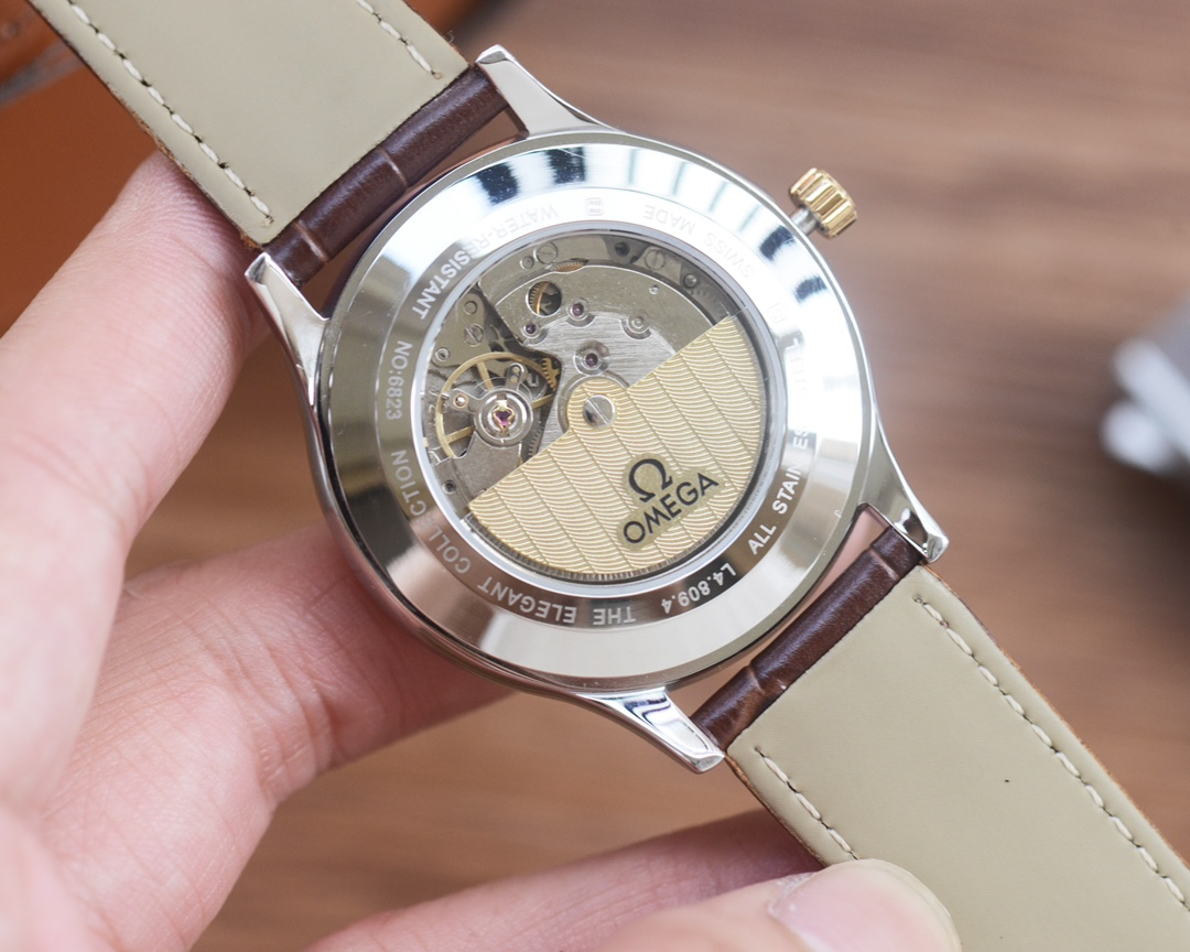 Omega De Ville Men's Automatic Watch with Leather Strap,41mm Diameter 10 i1752999403 2762 8