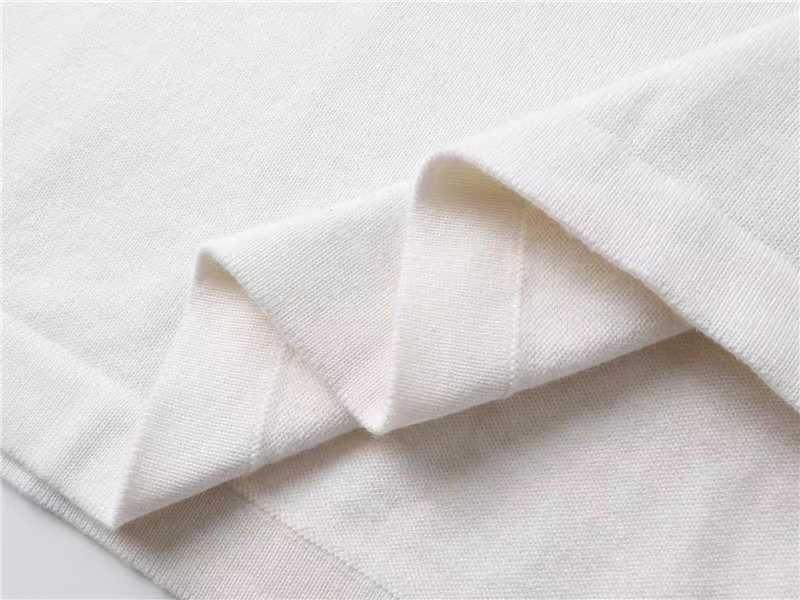 路易威登/Louis Vuitton 夏季新款 蛇年限定针织圆领短袖 LV Ribbon 刺绣 白色