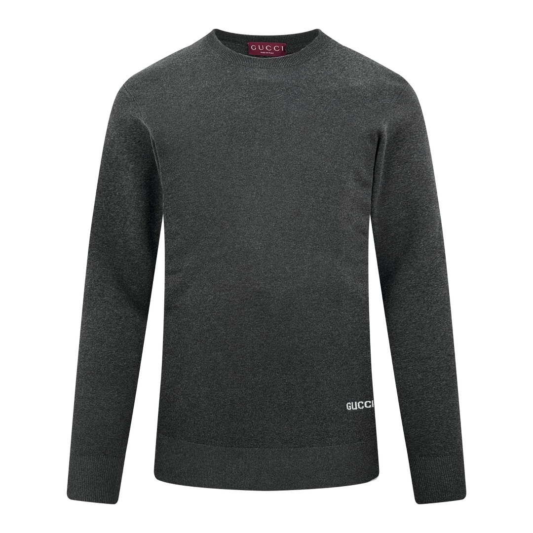 NO:468419,.Gucci Inlay Knitted Sweater, a set knitted luxury silk cotton elegant knitted material, full texture, comfortable skin, high-grade gray as the background, noble and elegant Gucci Inlay is attached to the sweater in art form, as if given a soul, showing identity with a low-key posture, shoulder-falling design can well modify the neck lines without too much complicated decoration, simple and versatile style is like a classic movement, eternal echo, Craft 1 Inlay Jacquard weaving Gucci patterns and textures are formed on the fabric by interweaving different colors of yarns Fine weaving not only ensures the clarity of the pattern, but also greatly enhances the durability of the fabric. Craft 2: Seam three-dimensional seam It makes the clothing appear more three-dimensional and fits the body by using specific sewing methods at the joints The workmanship is complicated and complicated. Craft 3: Sewing disc machine for needles, edge-closing jacquard effect  Prominent patterns formed on the fabric through specific weaving processes Add visual effects Neat and orderly Auxiliary materials Customized 1:1 Gucci trademark Styling Fitting Size S M L XL Exclusive, gucci,sweaters,alexander wang19860909.Gucci 嵌花针织毛衣 定织奢品丝棉雅致针织料 质感十足 舒适贴肤 以高级灰为底色 高贵而典雅 Gucci嵌花以艺术形式附着于毛衣之上 宛如被赋予了灵魂 以低调的姿态彰显着身份 落肩设计能够很好地修饰颈部线条 无需过多的繁杂装饰 简约百搭的风格似经典乐章 永恒回响 工艺1嵌花提花织法 通过交织不同颜色的纱线 在织物上形成Gucci图案和纹理 精细编织不仅确保了图案的清晰度 还大大增强了织物的耐用性 工艺2: 接缝立体缝线 它通过在接缝处使用特定的缝纫方法 使衣物呈现出更加立体和贴合身体的效果 做工繁琐复杂 工艺3: 缝盘机作收针 收边明花提花效果 通过特定的编织工艺在织物上形成的突出花纹 增添视觉效果 整洁有序 辅料 定制1:1 Gucci 商标 版型 合身版型 尺码 S M L XL 独家专供,,gucci,sweaters,alexander wang,Men's clothing