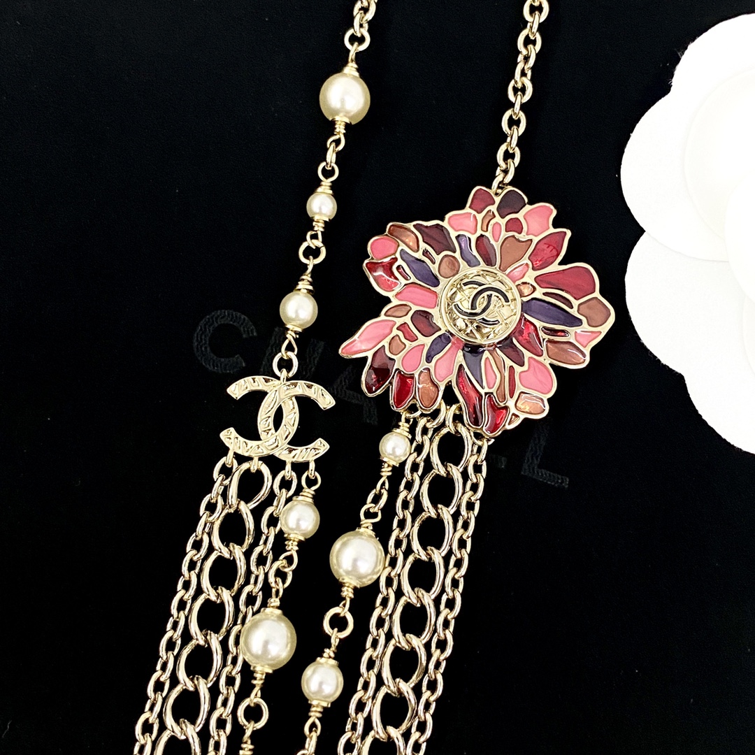 Chanel China Chic Flower Pearl Multi-Layer Necklace Sweater Chain 3 i1753070304 1080 2