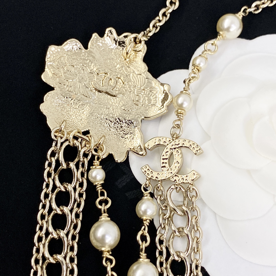 Chanel China Chic Flower Pearl Multi-Layer Necklace Sweater Chain 5 i1753070304 8939 4
