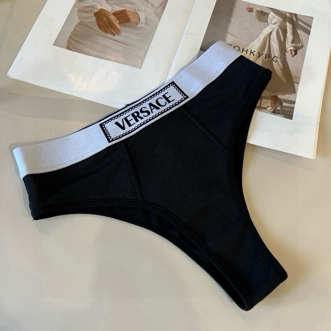  🆕
Versac*范思哲新款织带比基尼分体泳衣套装 黑色白色ＳＭＬ