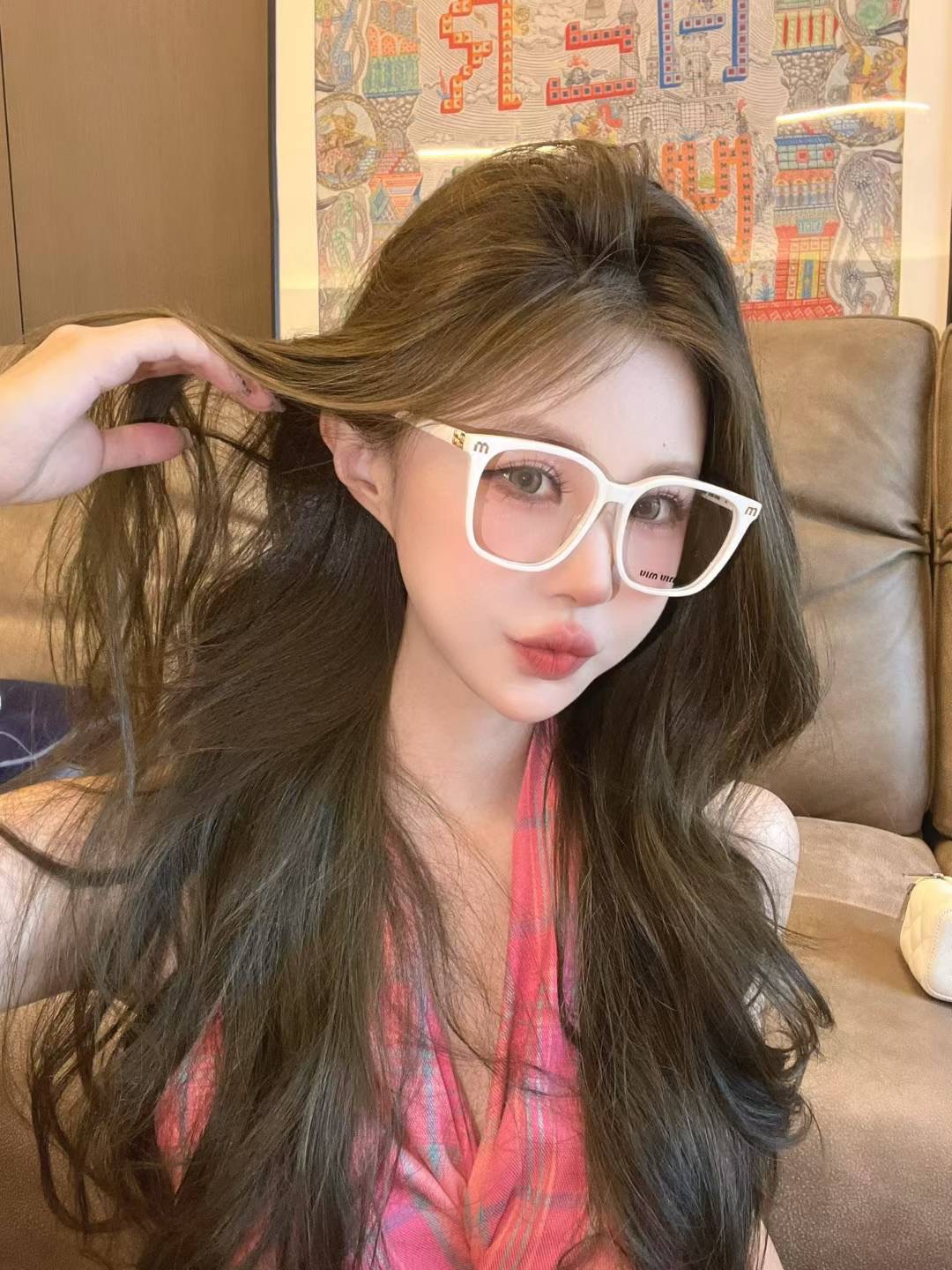 Miu Miu VMU62ZS White Frame Women's Fashion Square Eyeglasses 54mm