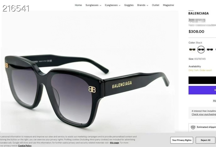 Balenciaga BB0389S Black Sunglasses - Stylish and Protective Eyewear 1 Balenciaga BB0389S Black Sunglasses - Stylish and Protective Eyewear