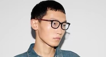 Gucci 1873OK Full Frame Optical Glasses with Iconic Three-Color Temples