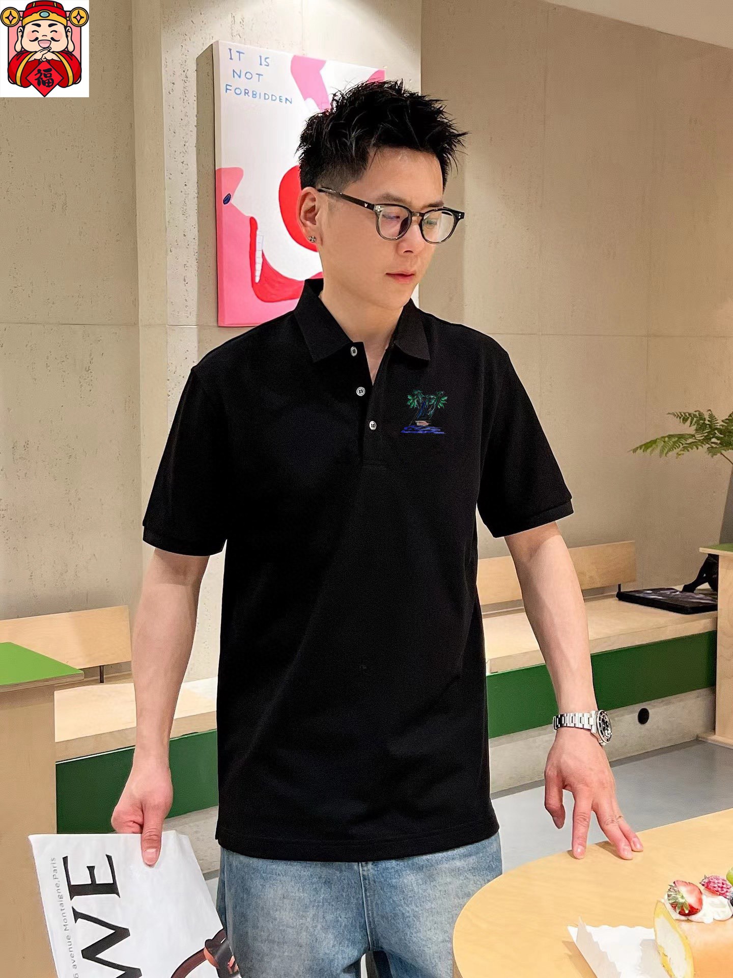 Louis Vuitton 品牌【LV路易威登】2025夏季新款翻领 全球 男装 简约 从容百搭