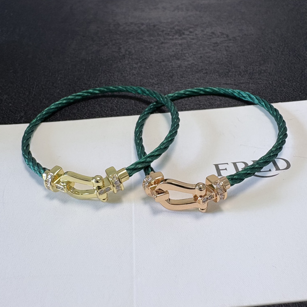 High-Quality Customised Bracelets: £400 Red-Skinn Rope Fashion Series with 18k Gold Process - 图片 4