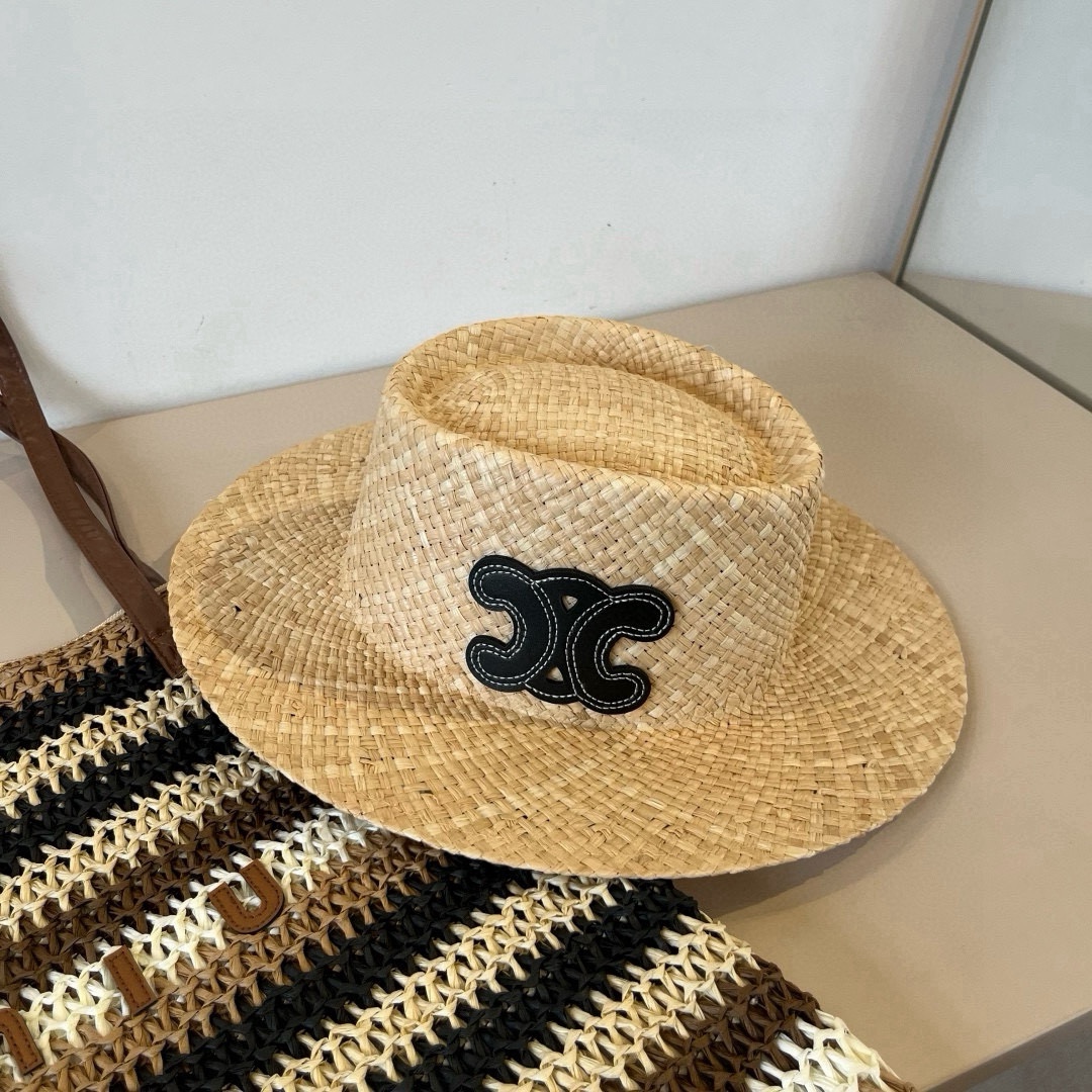 NO:358765,Celine Celline Rafia sun hat, top hat, beach hat, head circumference 57cm hat Straw hat Fisherman hat Baseball hat, hat, celine, celine, espadrilles, hatsCeline赛琳拉菲草遮阳帽,遮阳礼帽,沙滩帽,头围57cm帽子草帽渔夫帽棒球帽,帽子,celine,celine,espadrilles,hats,hat