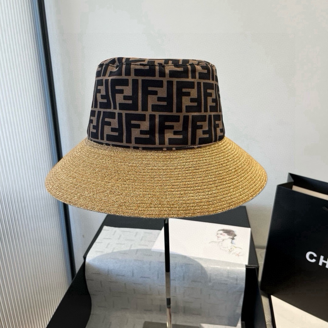 NO:358797,FD Fendi new straw hat, high-end customization, head circumference 57cm hat, straw hat, fisherman hat, baseball hat, hat, fendi, espadrilles, hatsFD芬迪新款草帽,高端定制,头围57cm帽子草帽渔夫帽棒球帽,帽子,fendi,espadrilles,hats,hat