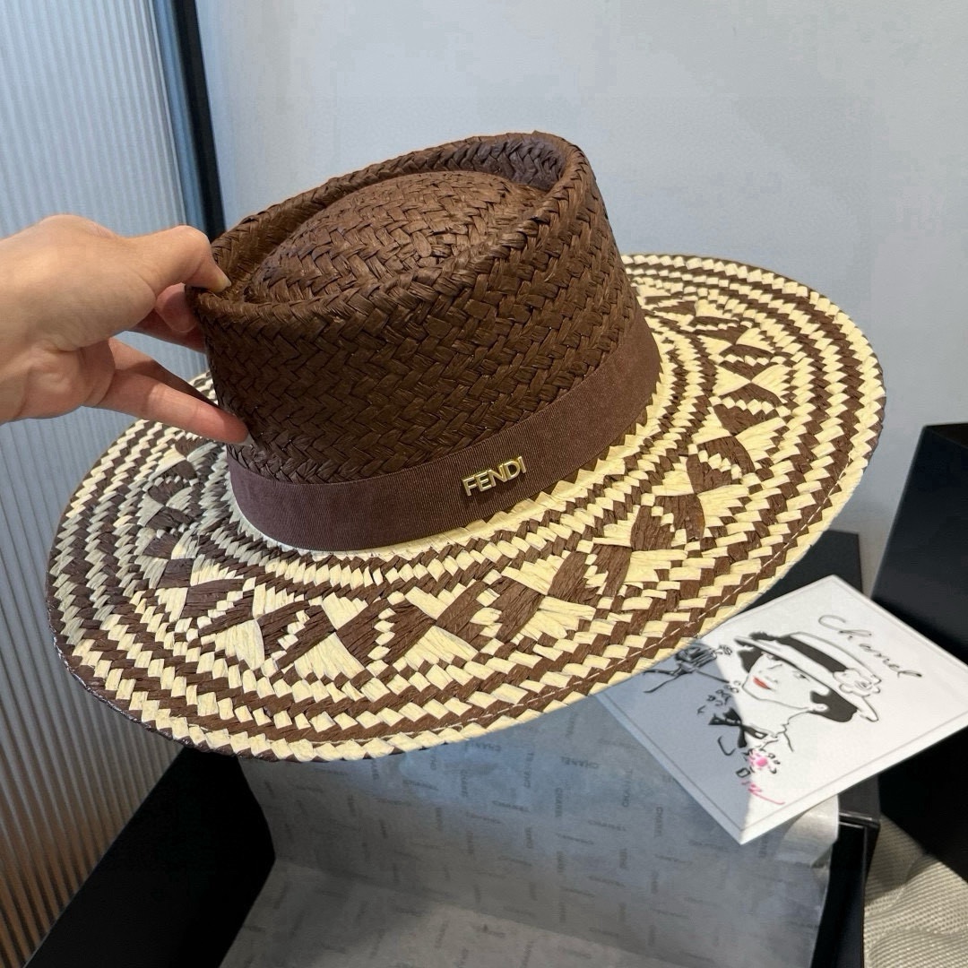 NO:358810,FD Fendi Rafia sun hat, top hat, beach hat, head circumference 57cm hat Straw hat Fisherman hat Baseball hat, hat, fendi, espadrilles, hatsFD芬迪拉菲草遮阳帽,遮阳礼帽,沙滩帽,头围57cm帽子草帽渔夫帽棒球帽,帽子,fendi,espadrilles,hats,hat