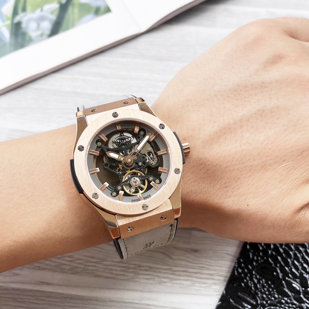 Luxury Carbon Fiber Big Bang Series Watch with Sapphire Glass – Malaysian Duct Tape Stamps – High-End Machine Core