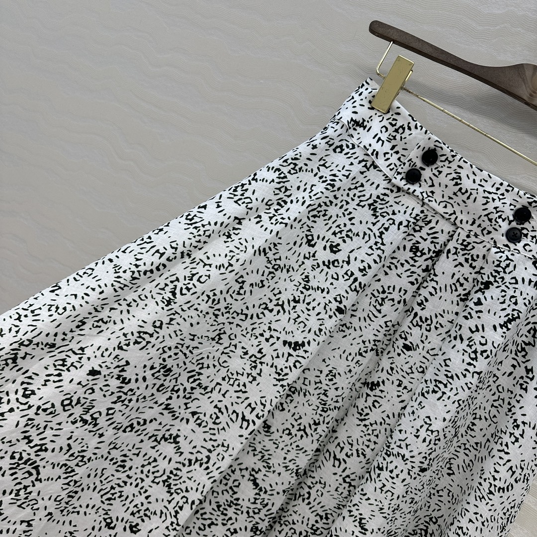 Elegant South-Face Linen Skirt by Andre Pio: High-End Design and Comfort - 图片 4