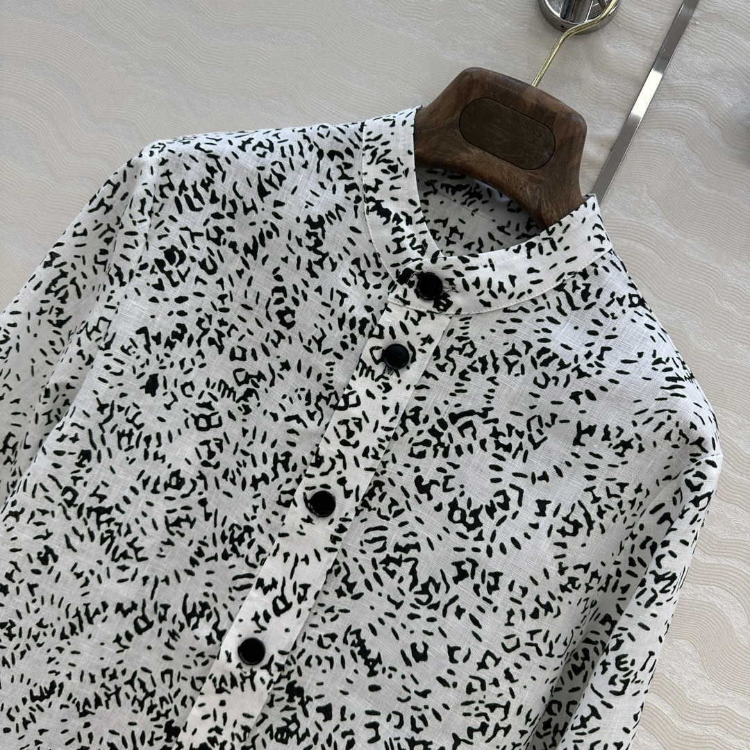 独家首发！高端原单品质❤️LP高智感穿搭！南法风情氛围感优雅Thea衬衫！Andre Pio设计绽放烟花