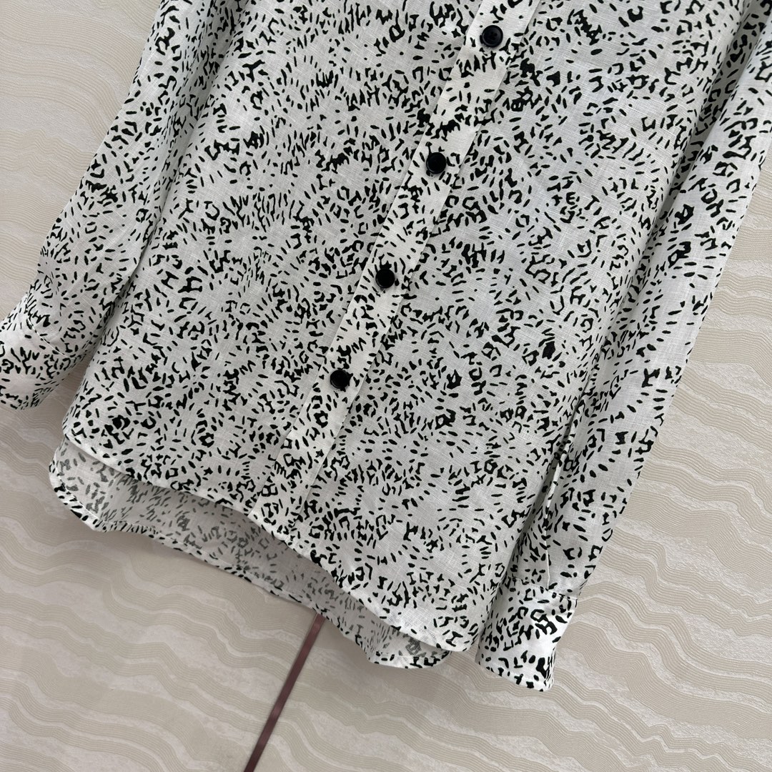 独家首发！高端原单品质❤️LP高智感穿搭！南法风情氛围感优雅Thea衬衫！Andre Pio设计绽放烟花