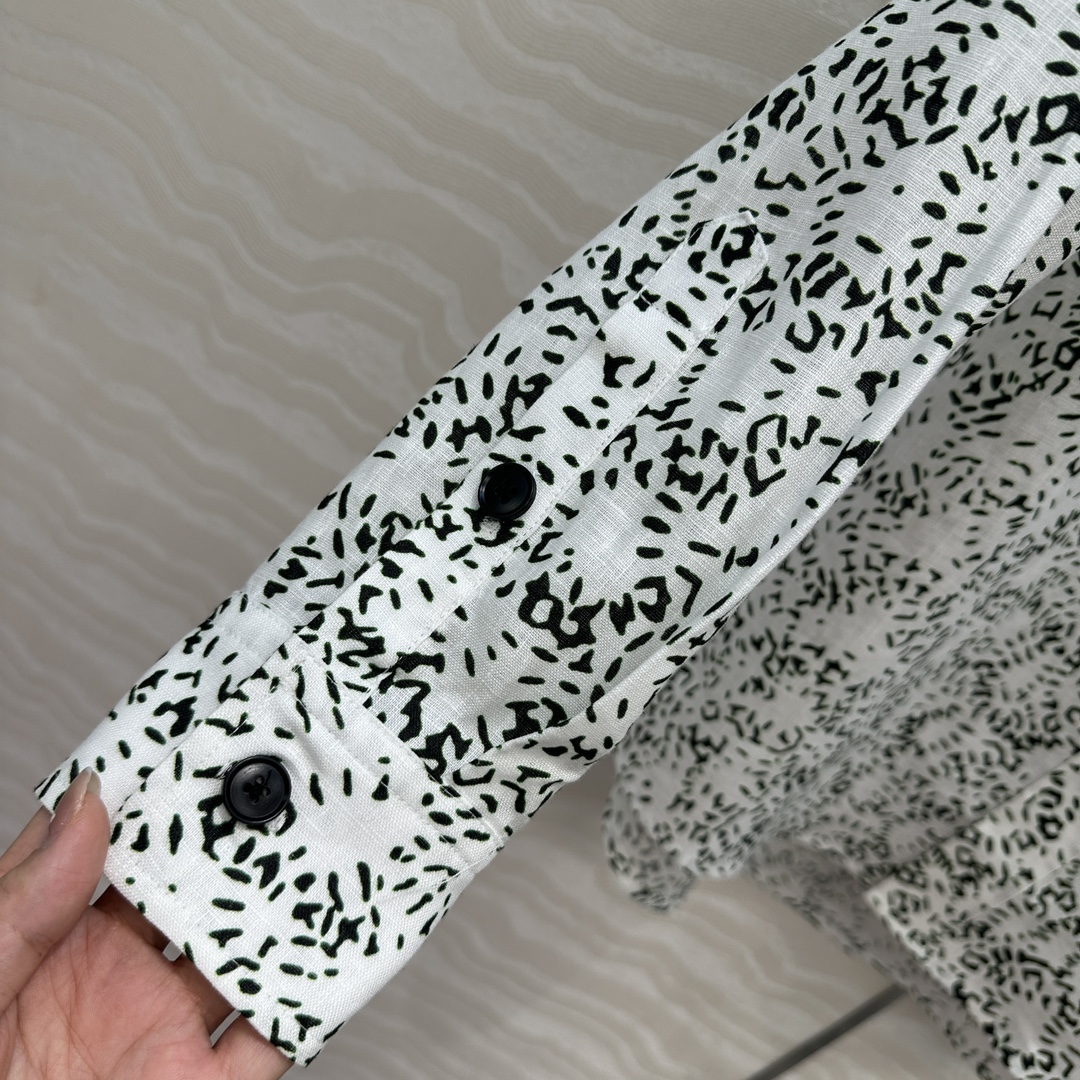 独家首发！高端原单品质❤️LP高智感穿搭！南法风情氛围感优雅Thea衬衫！Andre Pio设计绽放烟花