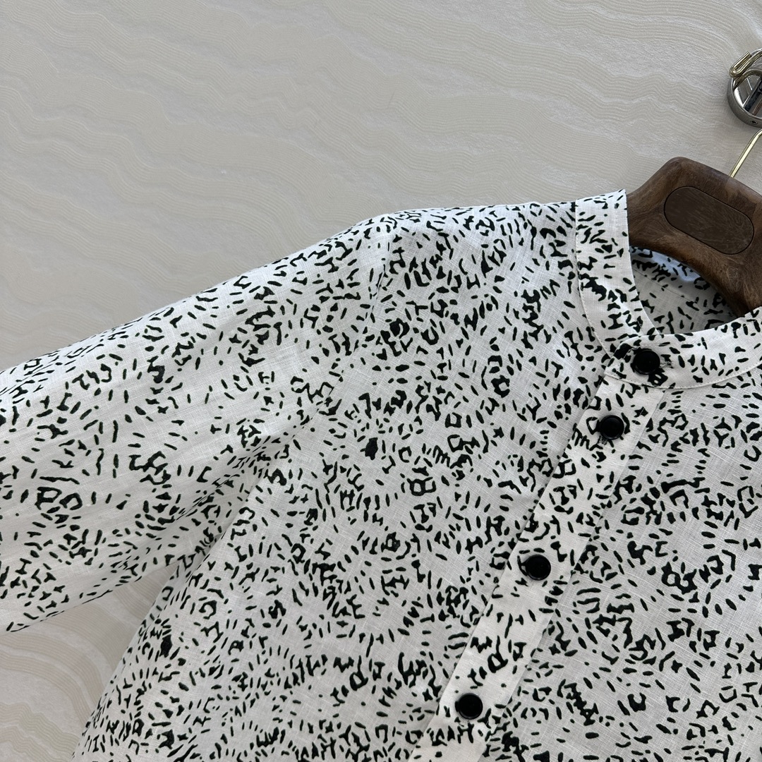 独家首发！高端原单品质❤️LP高智感穿搭！南法风情氛围感优雅Thea衬衫！Andre Pio设计绽放烟花