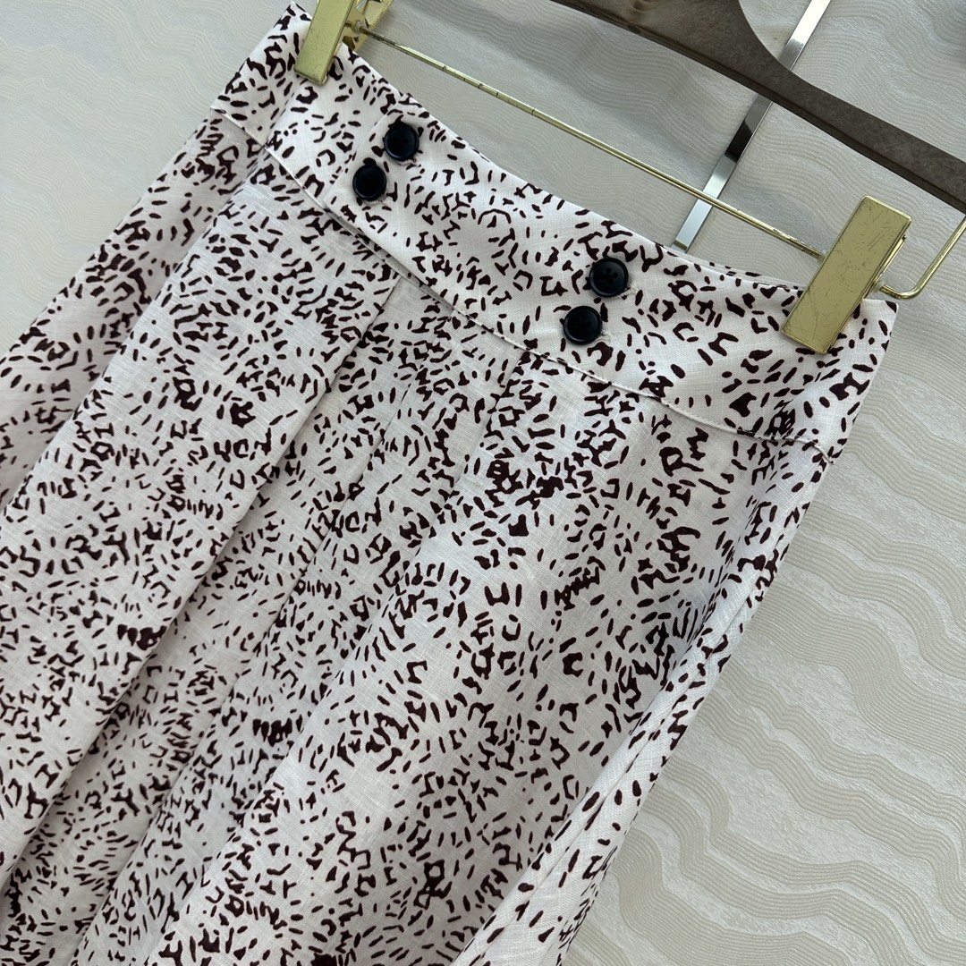 Elegant High-End Linen Skirt by Andre Pio: South-Face Design, Light Comfort. - 图片 4