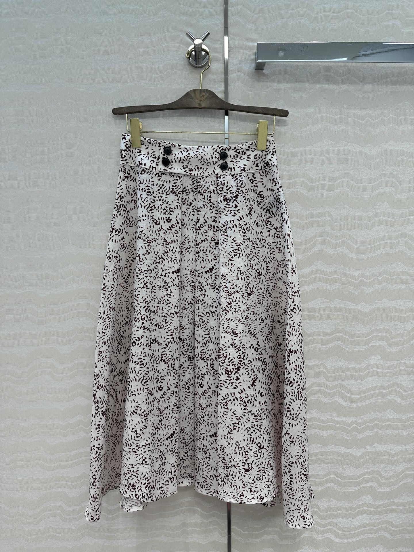 Elegant High-End Linen Skirt by Andre Pio: South-Face Design, Light Comfort. - 图片 1