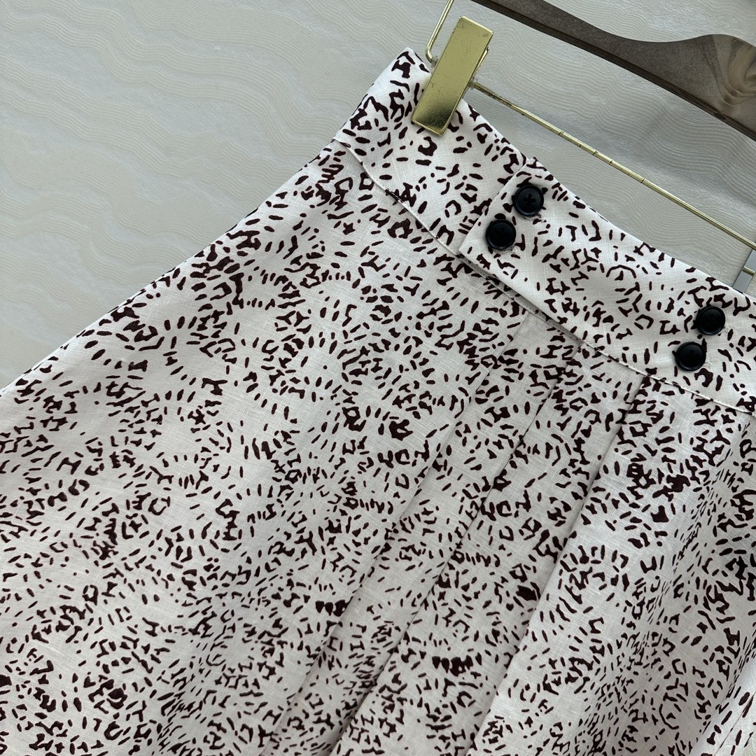 Elegant High-End Linen Skirt by Andre Pio: South-Face Design, Light Comfort. - 图片 5