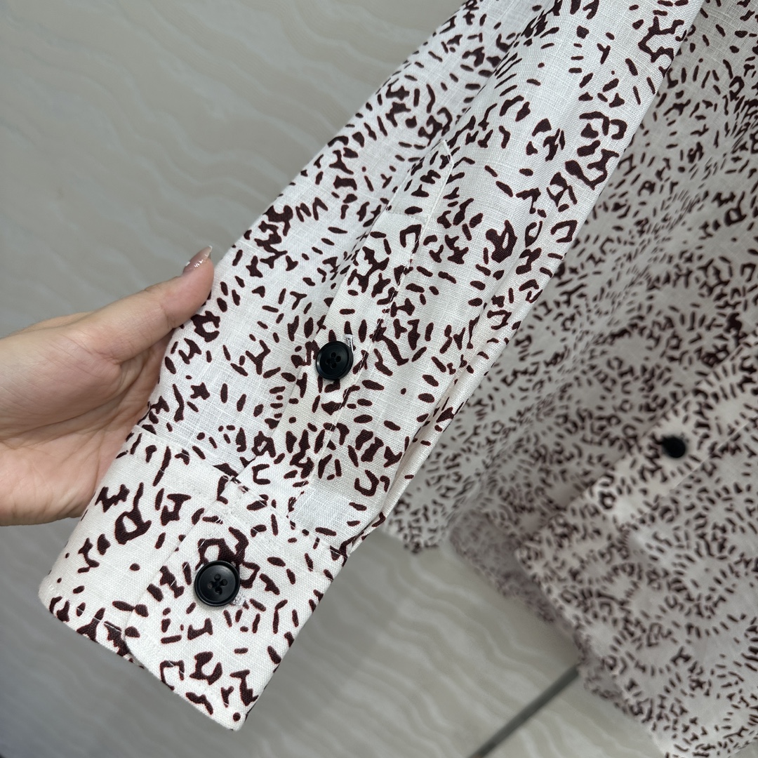 独家首发！高端原单品质❤️LP高智感穿搭！南法风情氛围感优雅Thea衬衫！Andre Pio设计绽放烟花