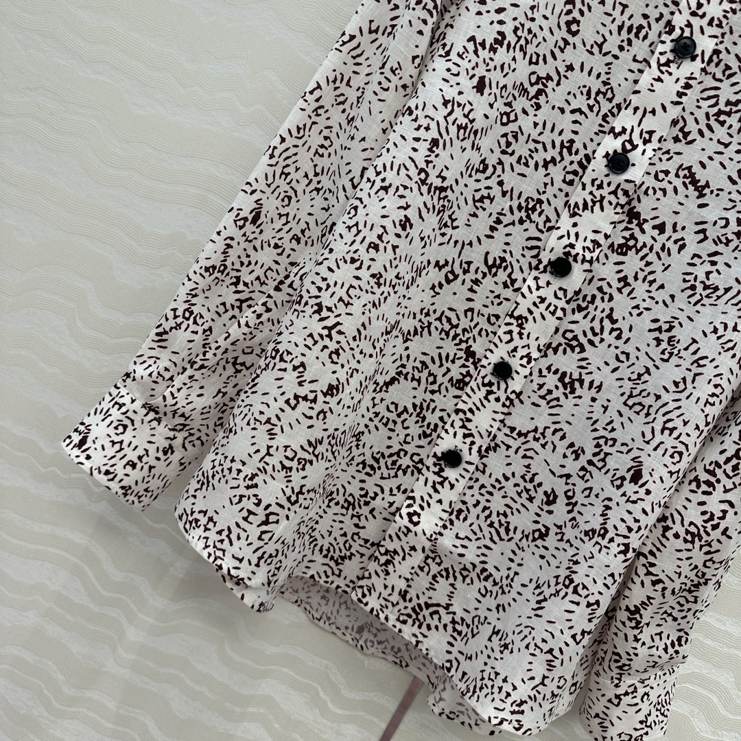 独家首发！高端原单品质❤️LP高智感穿搭！南法风情氛围感优雅Thea衬衫！Andre Pio设计绽放烟花