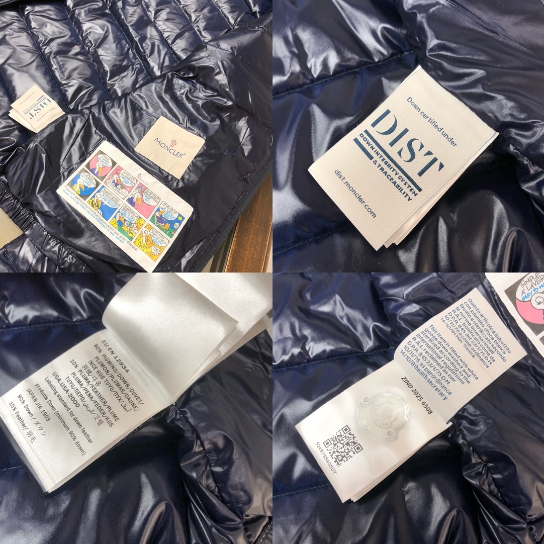 MON*CLER 蒙口立领轻薄羽绒服!专柜同步发售,强烈推荐自留款!客供高密度防钻绒尼龙面料,采用Lon