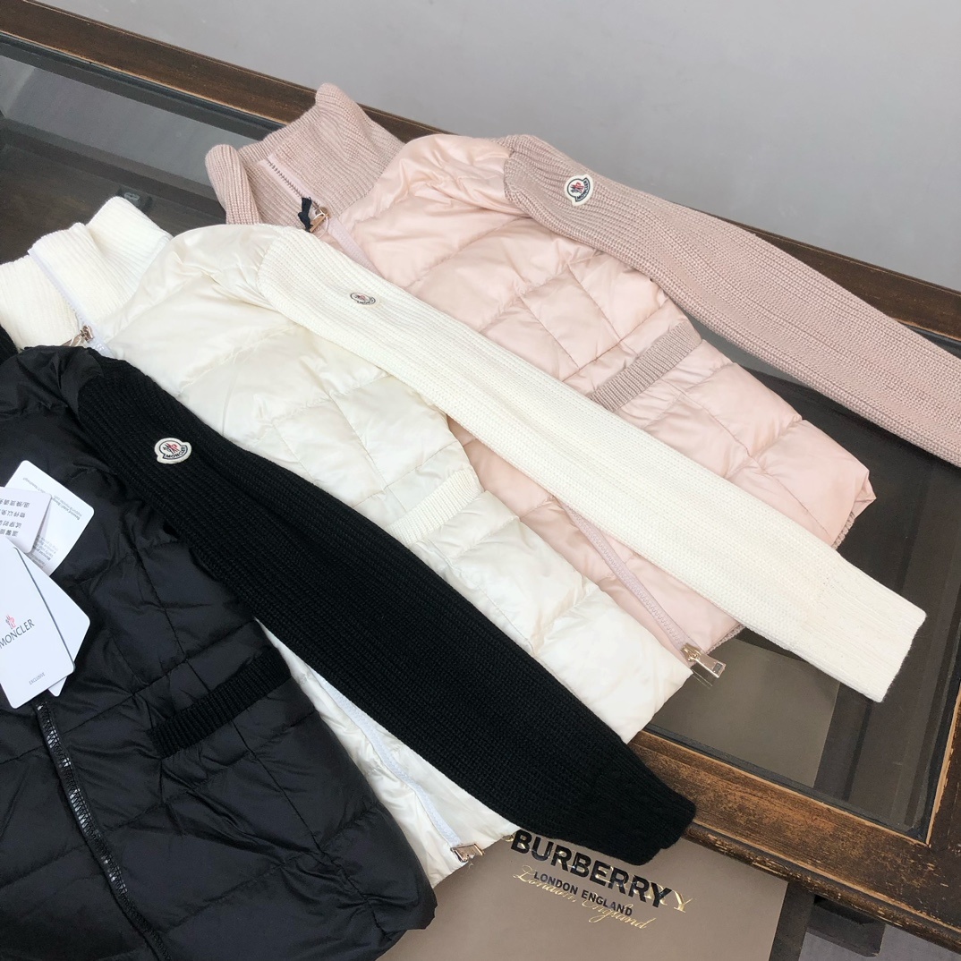 羽绒 ——————💛女款🆕🆕🆕MONCLER 蒙口 2025秋冬高端定制针织羽绒外套女装打造而成,触感极