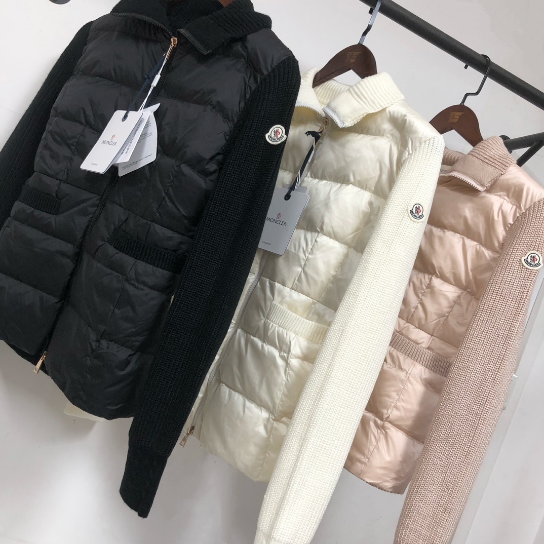 羽绒 ——————💛女款🆕🆕🆕MONCLER 蒙口 2025秋冬高端定制针织羽绒外套女装打造而成,触感极