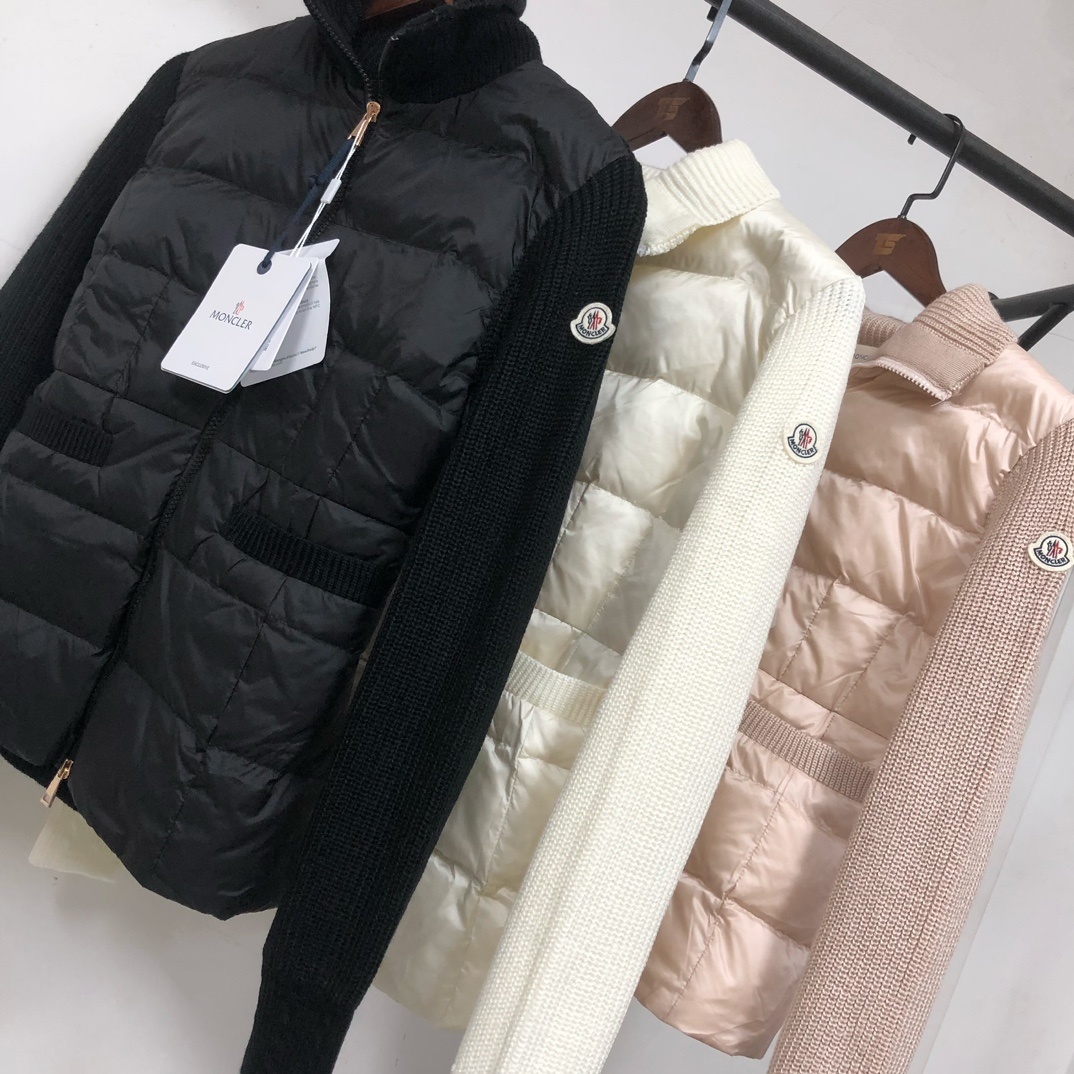 羽绒 ——————💚女款🆕🆕🆕MONCLER 蒙口 2025秋冬高端定制针织羽绒外套女装打造而成,触感极