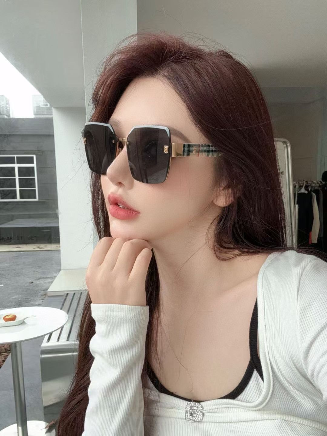 NO:368182,BURBERR*MODELBE2491 SIZE60 17-glasses sunglasses, glasses, burberry19860909BURBERR*MODELBE2491 SIZE60口17-眼镜墨镜太阳镜,眼镜,burberry,glasses