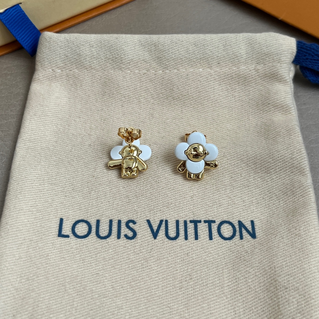 【】LV 耳钉🔹🔹Louis Vuitton 路易威登🔹专柜一致材质 火爆款出货 设计独特 复古前卫 男