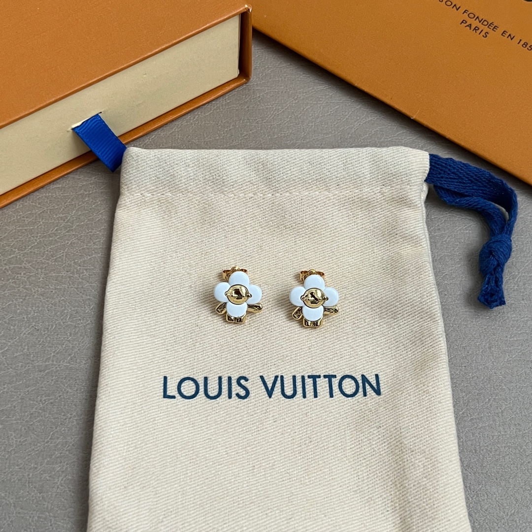 【】LV 耳钉🔹🔹Louis Vuitton 路易威登🔹专柜一致材质 火爆款出货 设计独特 复古前卫 男