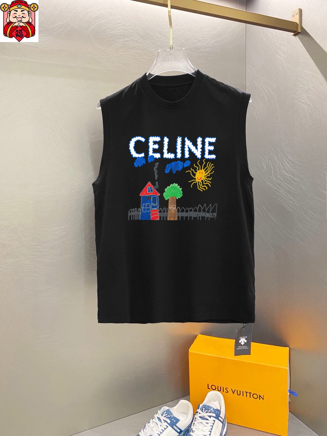 Celine 品牌【CELINE赛琳】2025夏季新品背心T袖 简约款式 任何人都可以轻松驾驶 进口定制丝光棉面料 手软舒适有型 吸汗透气