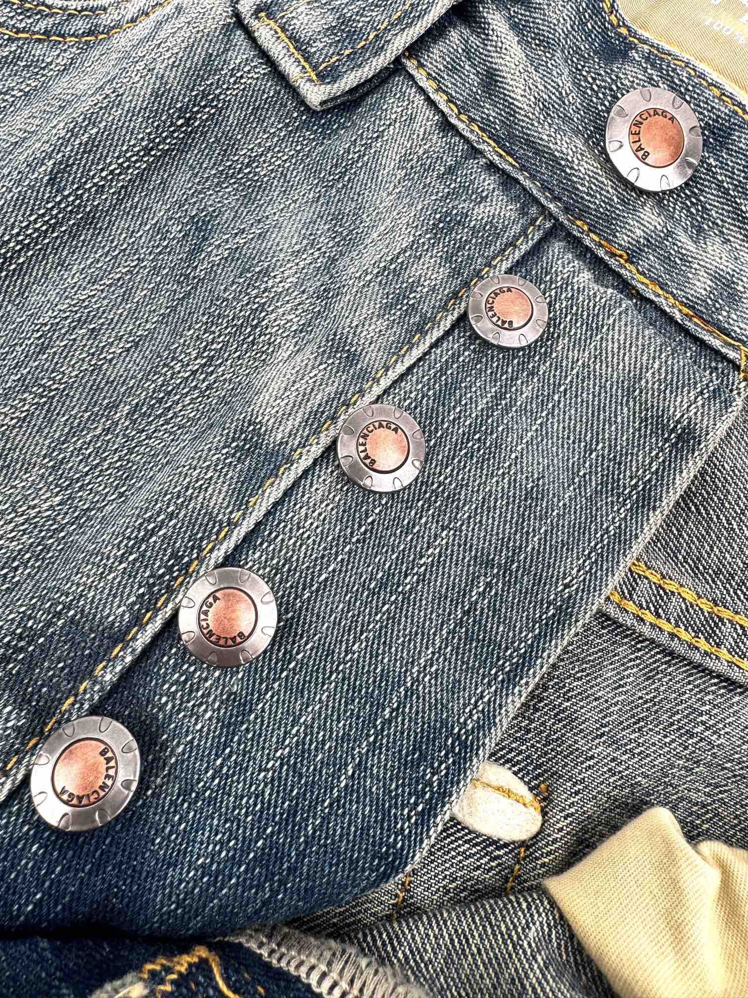 Balenciaga Jeans Embroidered Denim Pants - Custom Bamboo Pattern, Light Blue 8 i1753368000 3928 4