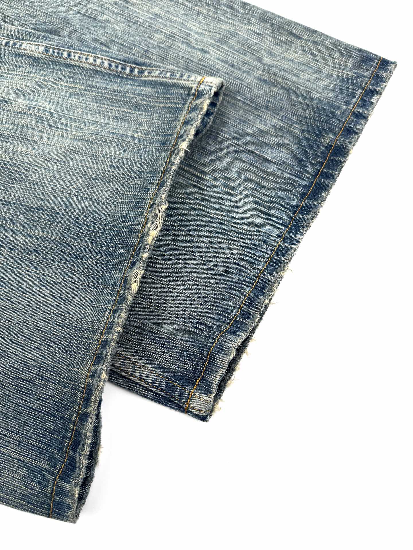 Balenciaga Jeans Embroidered Denim Pants - Custom Bamboo Pattern, Light Blue 9 i1753368000 763 6