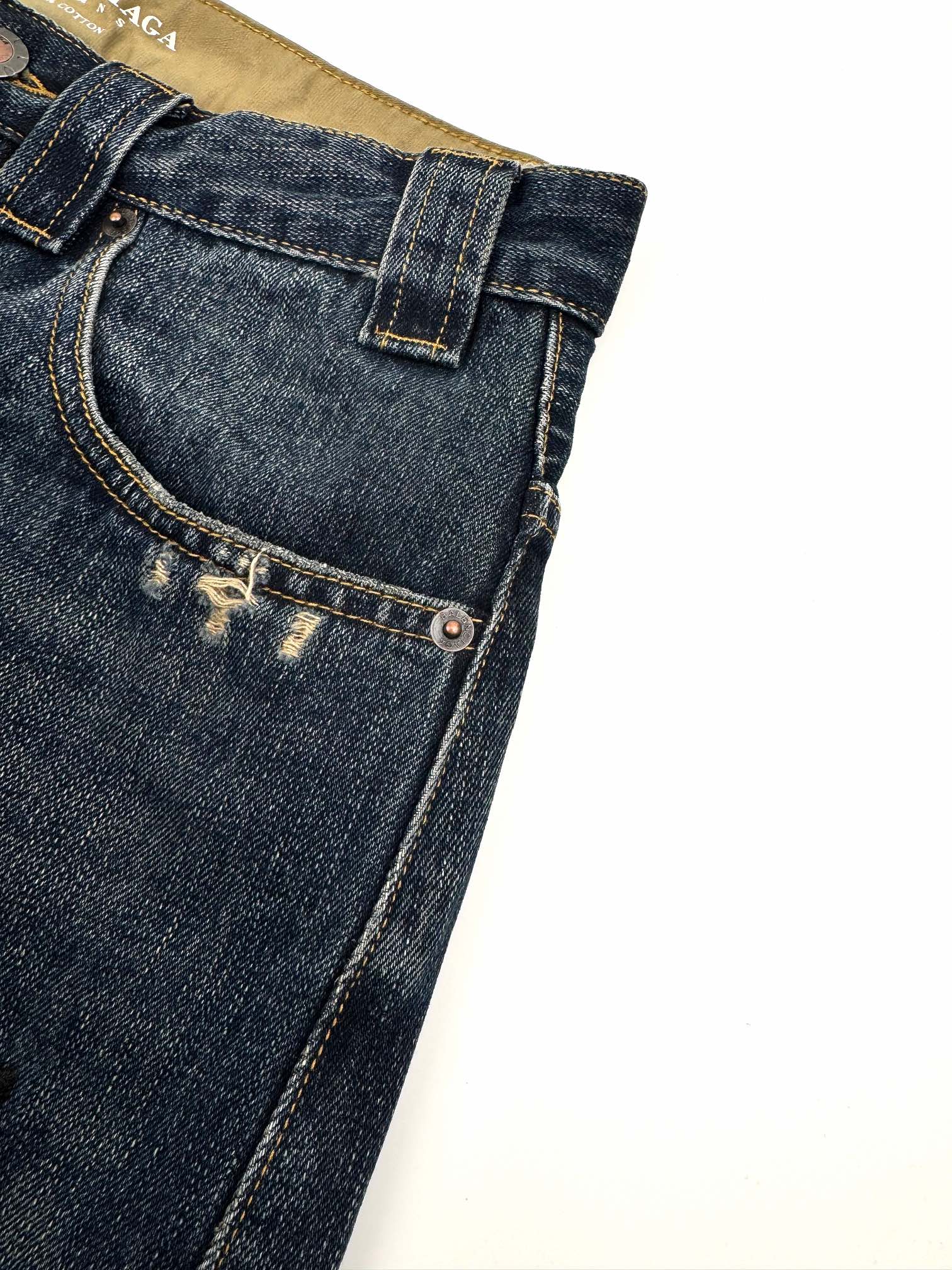 Balenciaga Jeans Embroidered Wide-Leg Denim Pants - Dark Blue, Size XS-L 6 i1753369687 2727 1