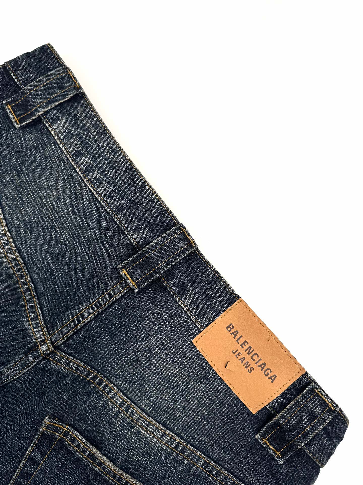 Balenciaga Jeans Embroidered Wide-Leg Denim Pants - Dark Blue, Size XS-L 4 i1753369687 9218 6