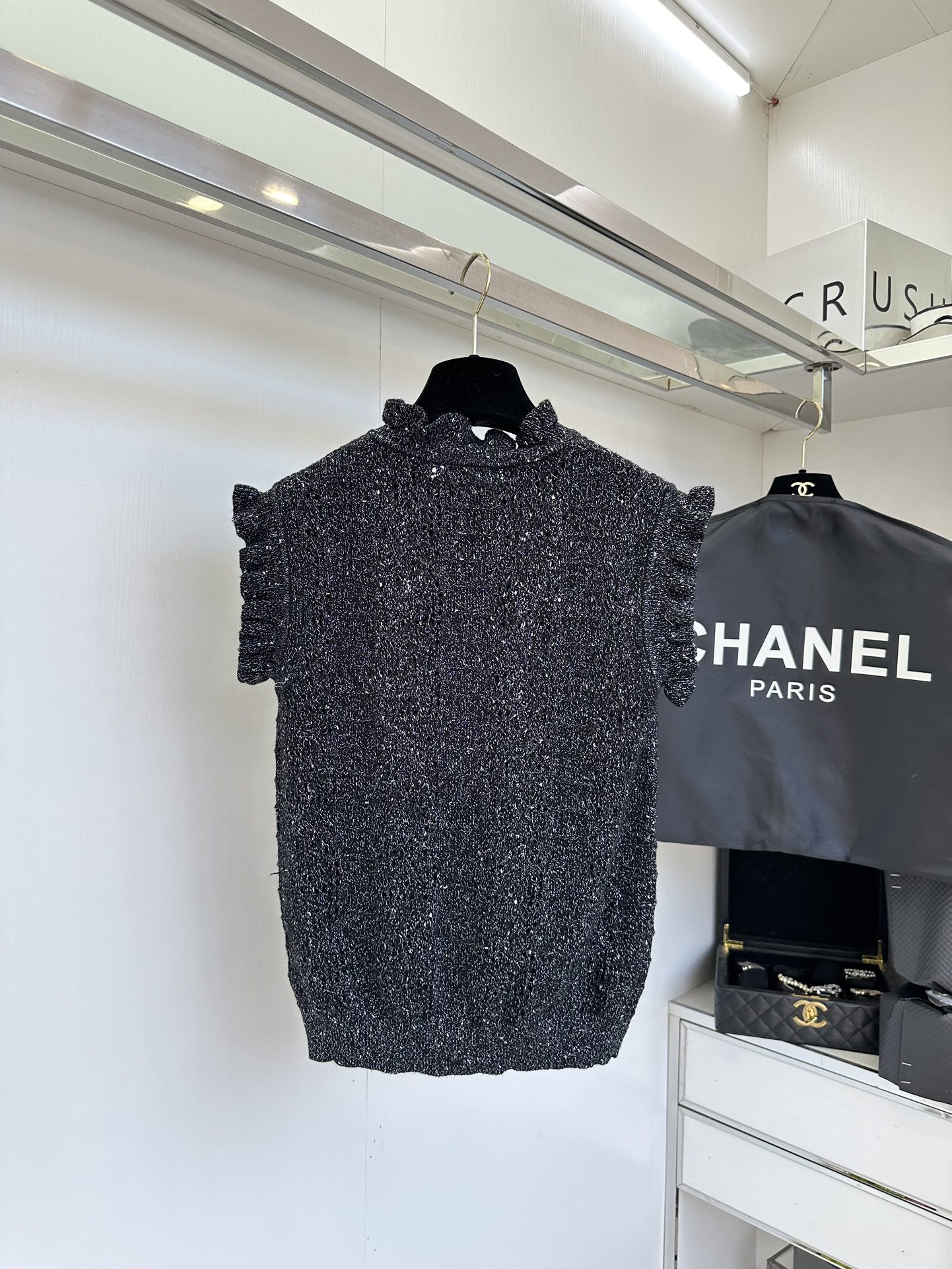 Elegant Knit Sweater with Ruffle Trim - Soft Wool Blend, Perfect for Any Occasion 6 i1753379130 3759 5