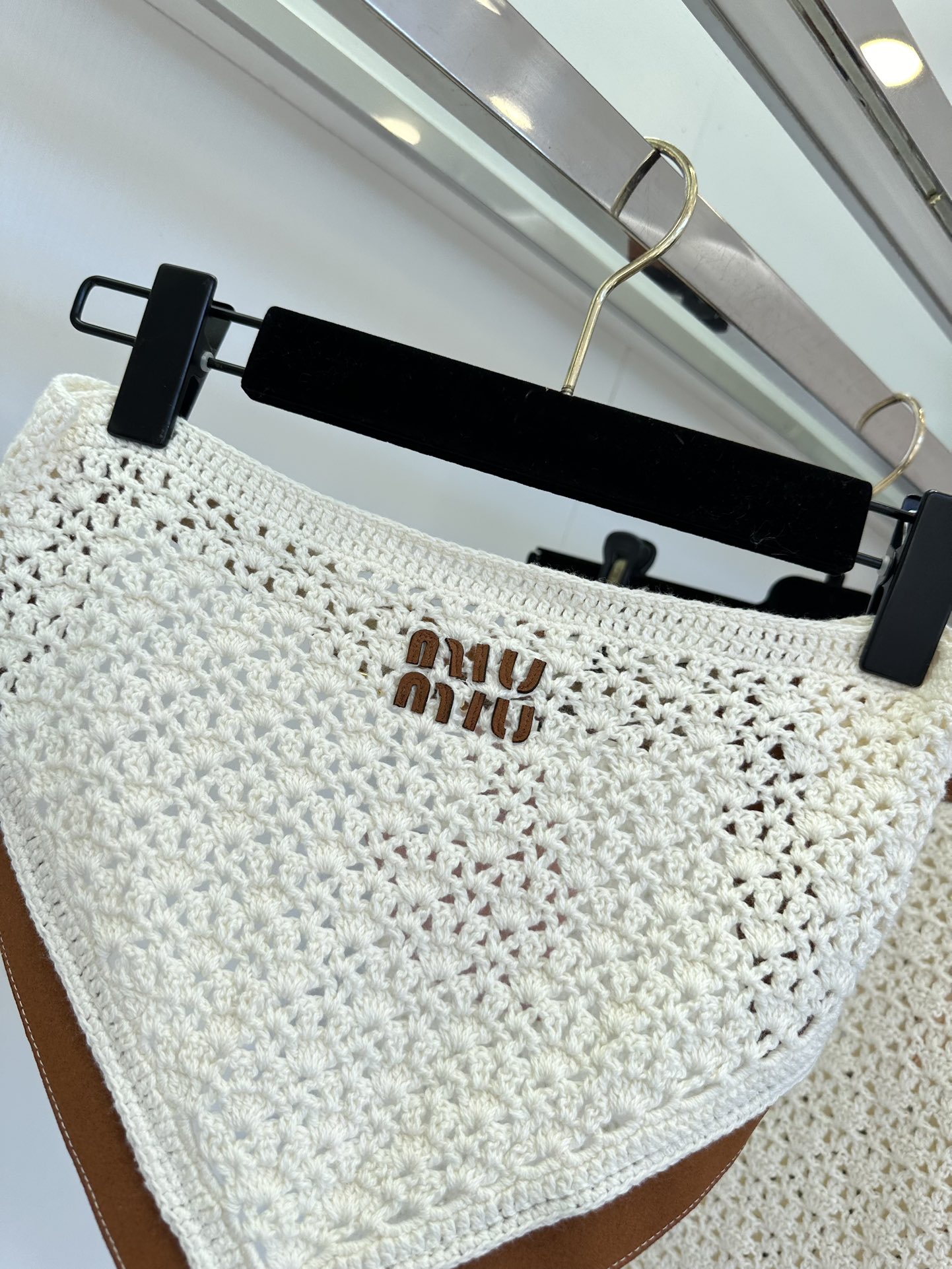 Miu Miu Inspired Knit Bustier Set with Leather Trim - Chic & Sexy 8 i1753380238 5651 6