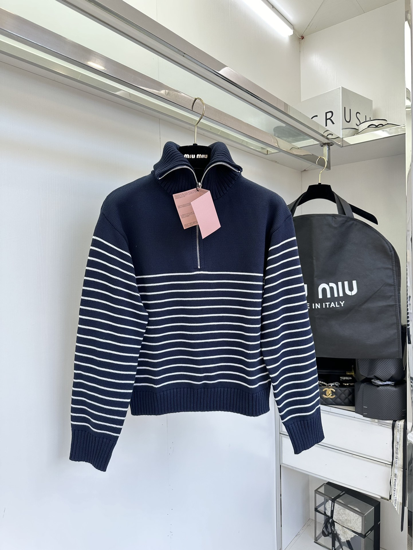 Striped Women's Wool Blend Knit Sweater - Soft & Comfortable 5 i1753380605 3972 3