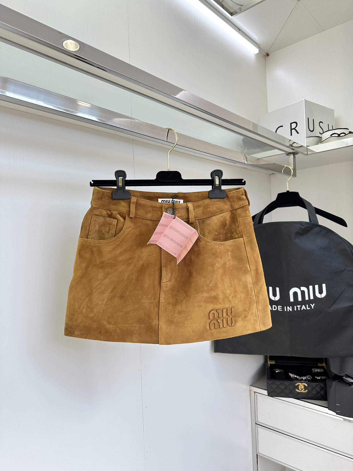 Miu Miu Suede Mini Skirt Set: Chic & Trendy Fall/Winter Style 6 i1753432729 4907 4